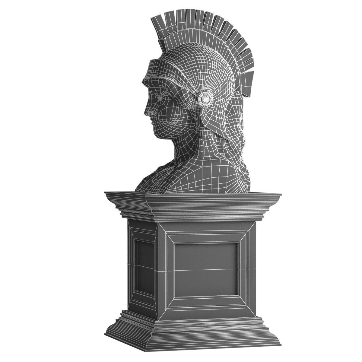 Athena Bust 3D model_15