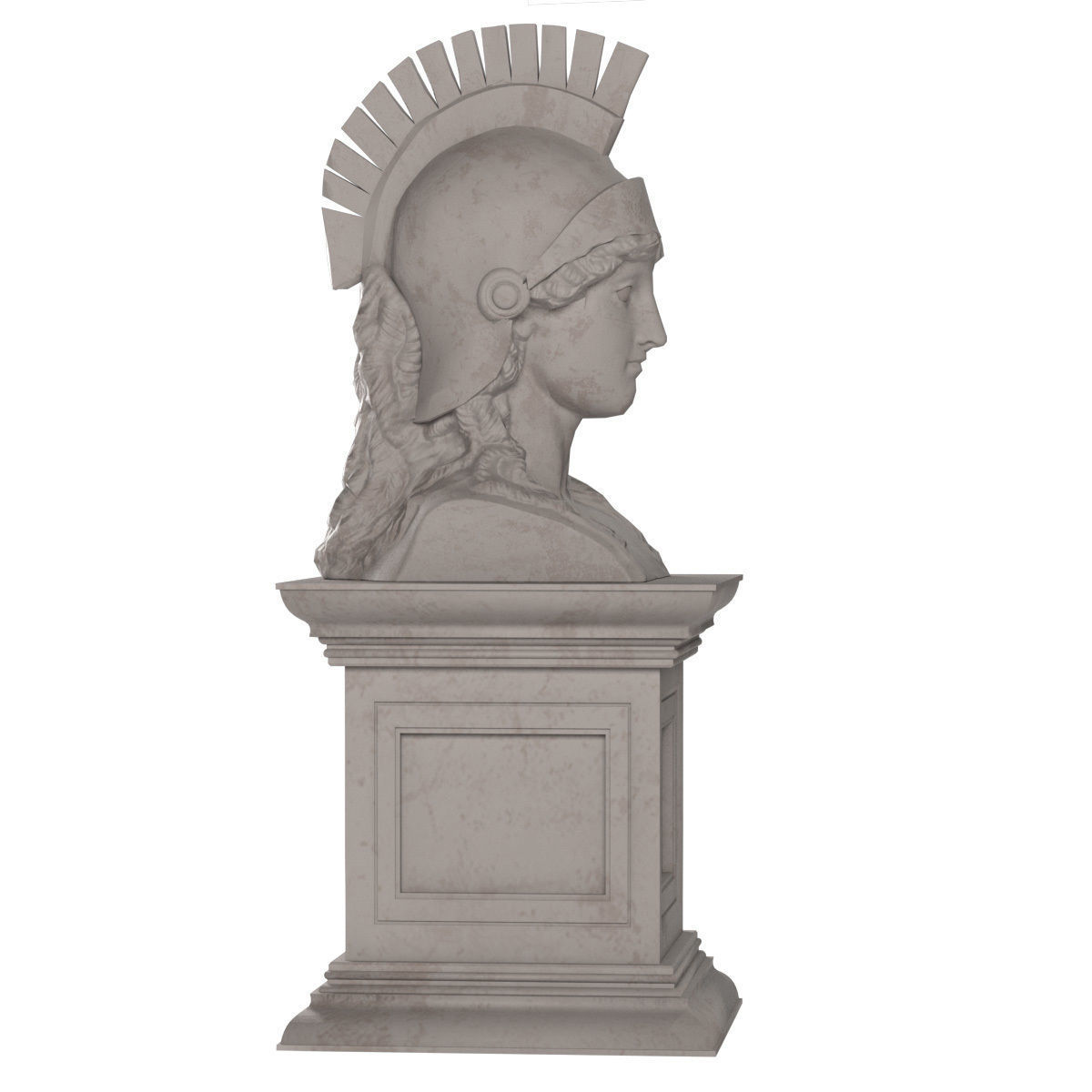 Athena Bust 3D model_8