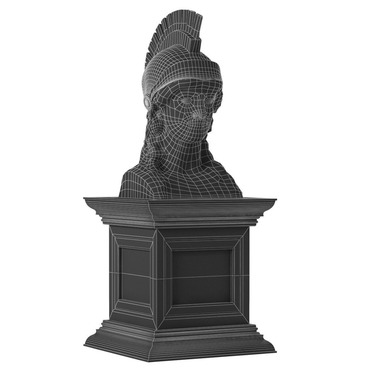 Athena Bust 3D model_16