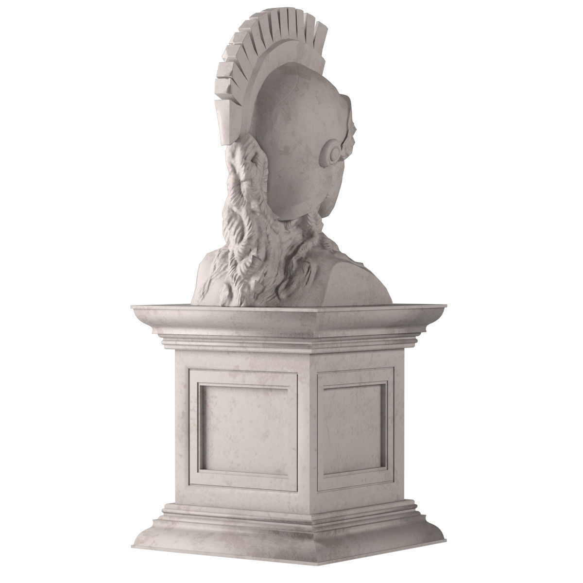 Athena Bust 3D model_10