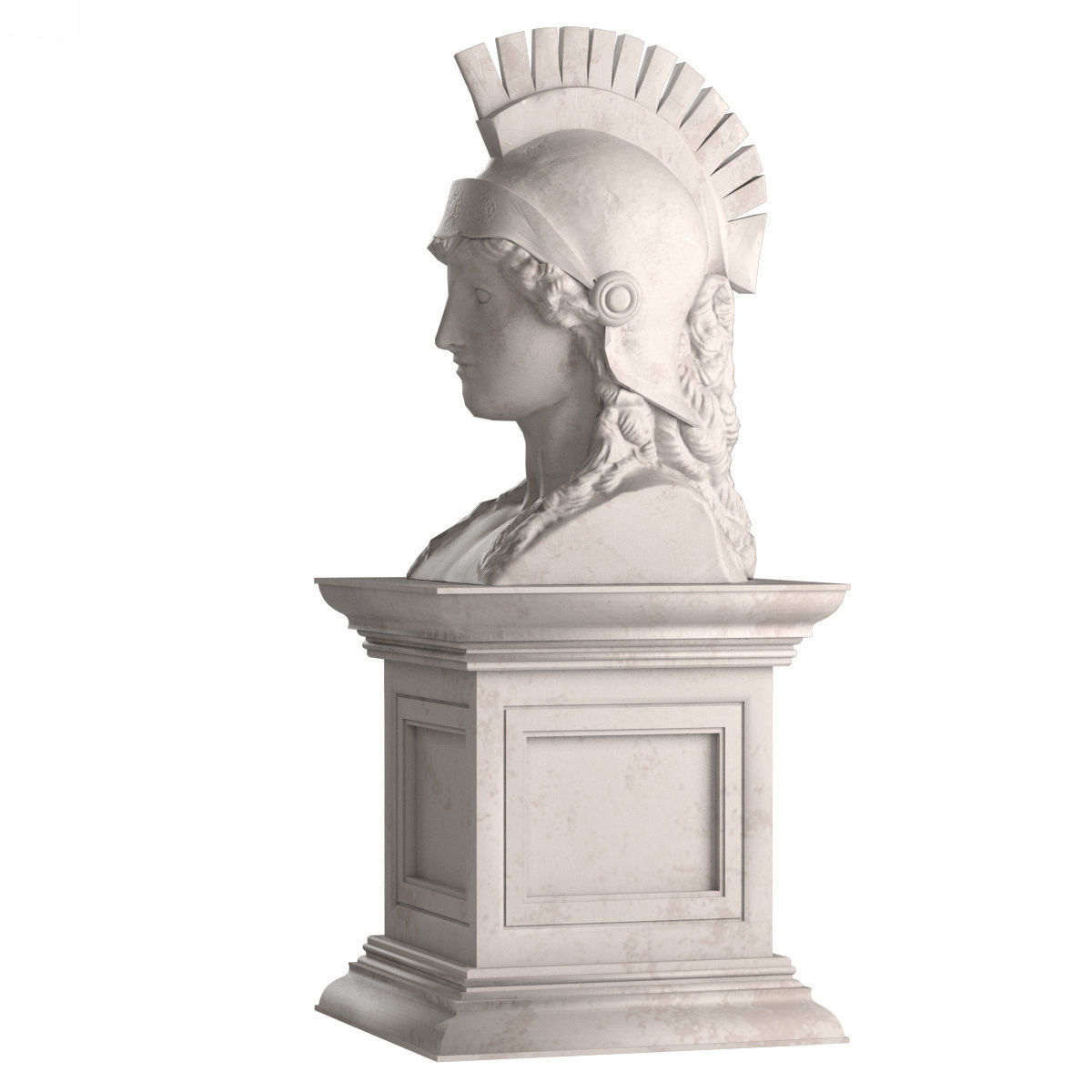 Athena Bust 3D model_13
