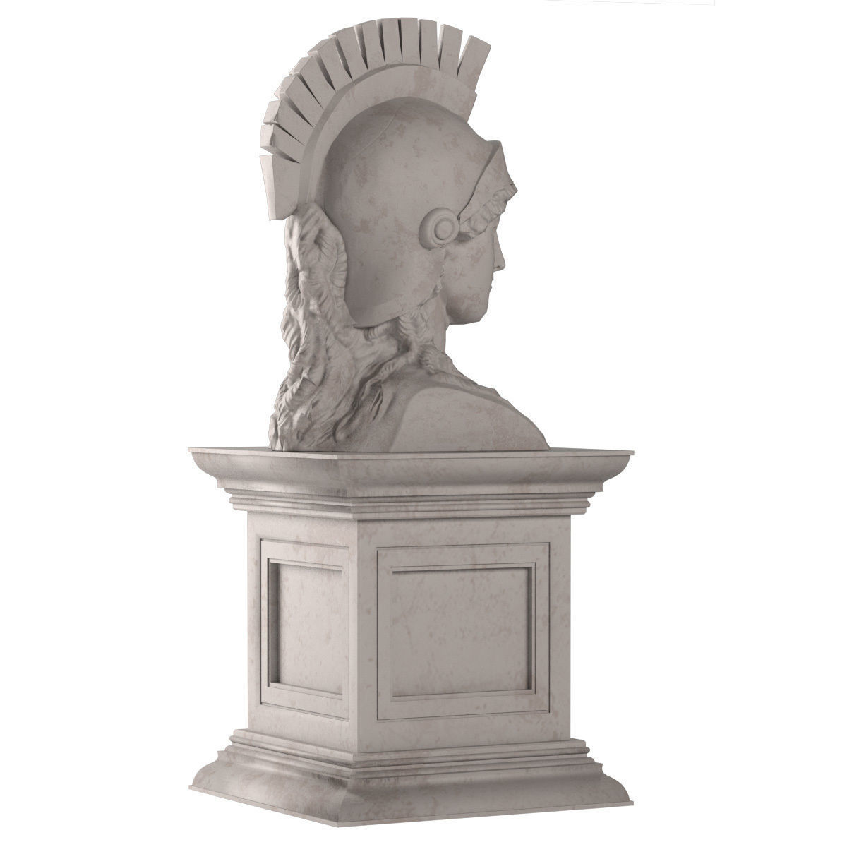 Athena Bust 3D model_9