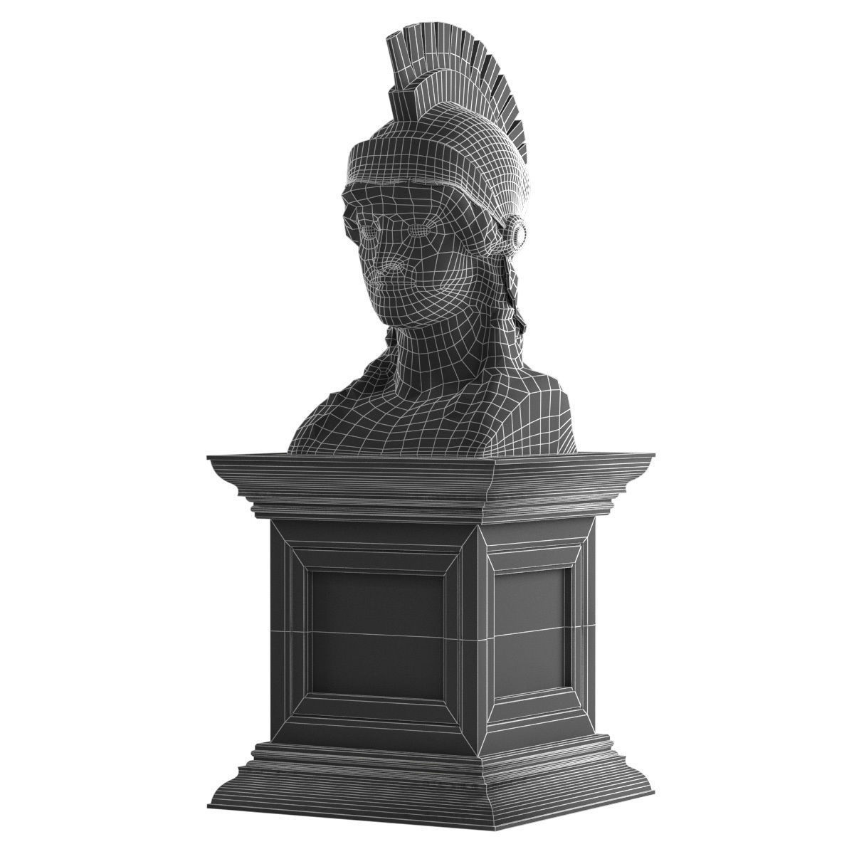 Athena Bust 3D model_14