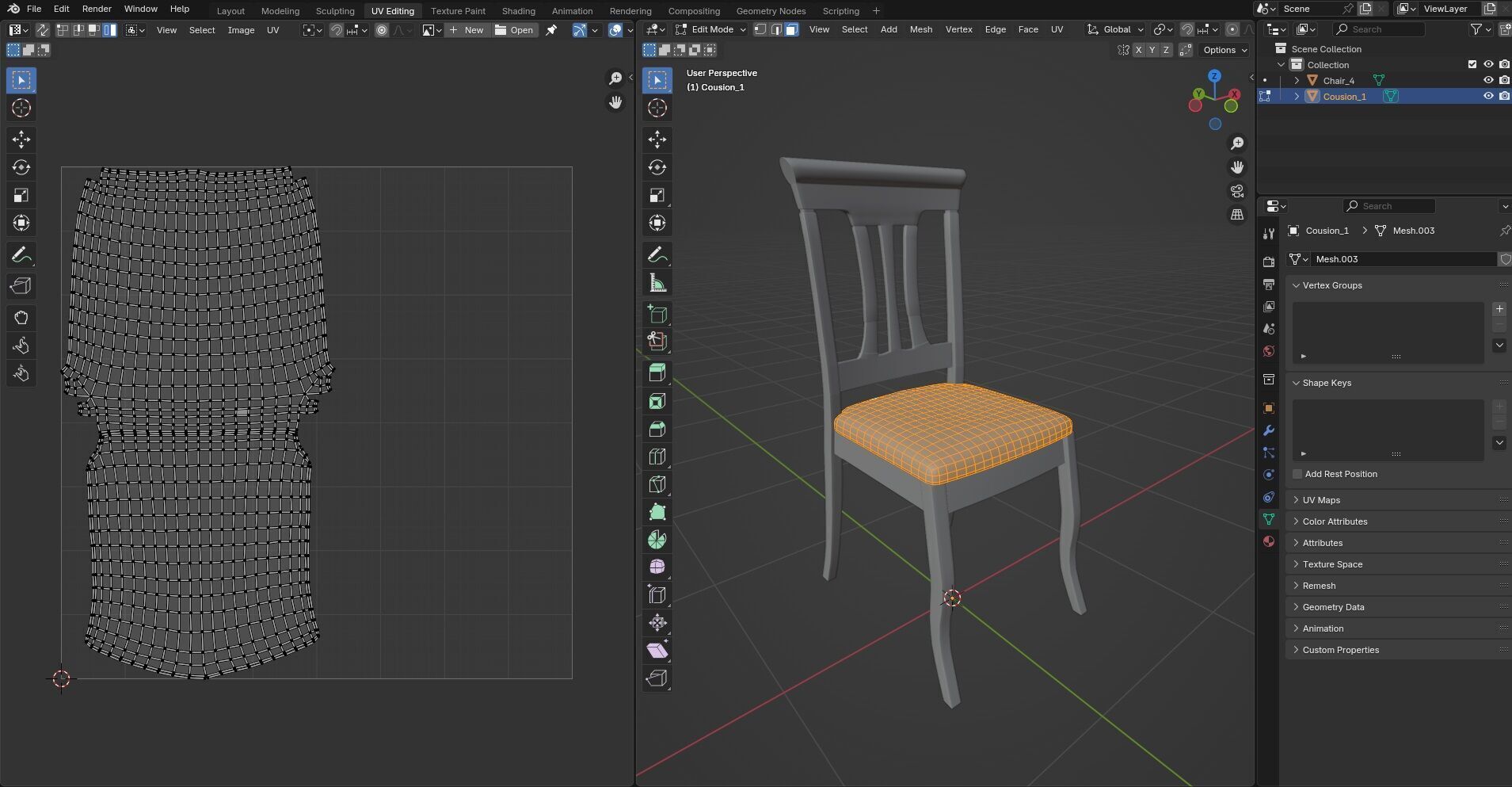 Chair CG4 3D model_11