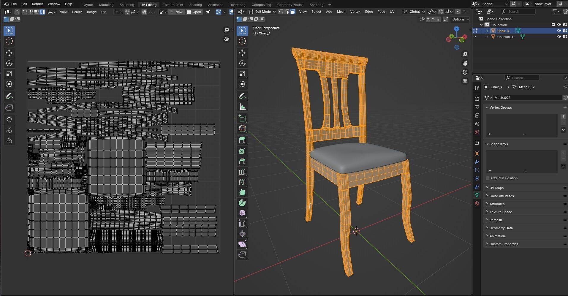 Chair CG4 3D model_10