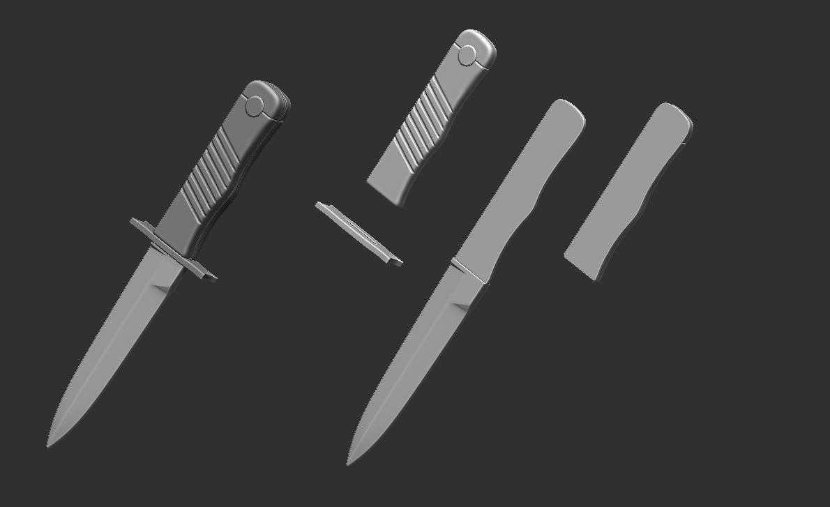 Cara Dune Body Hard Armor - Vest - dummy knife STL bundle kit 3D print model_3