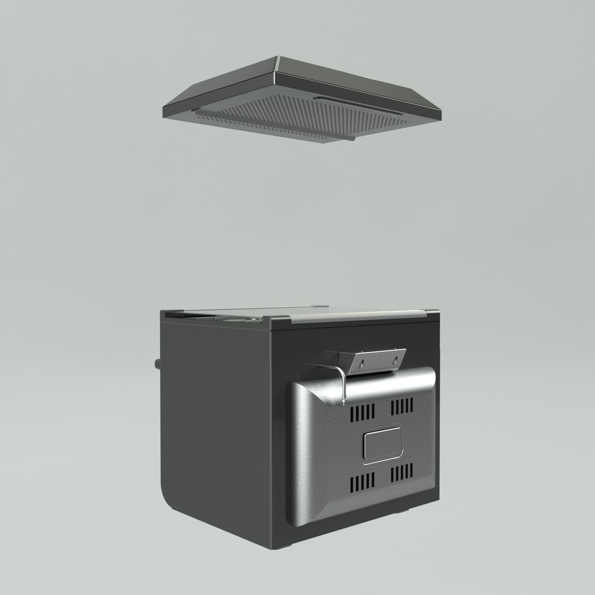 Oven stove A1 3D model_3