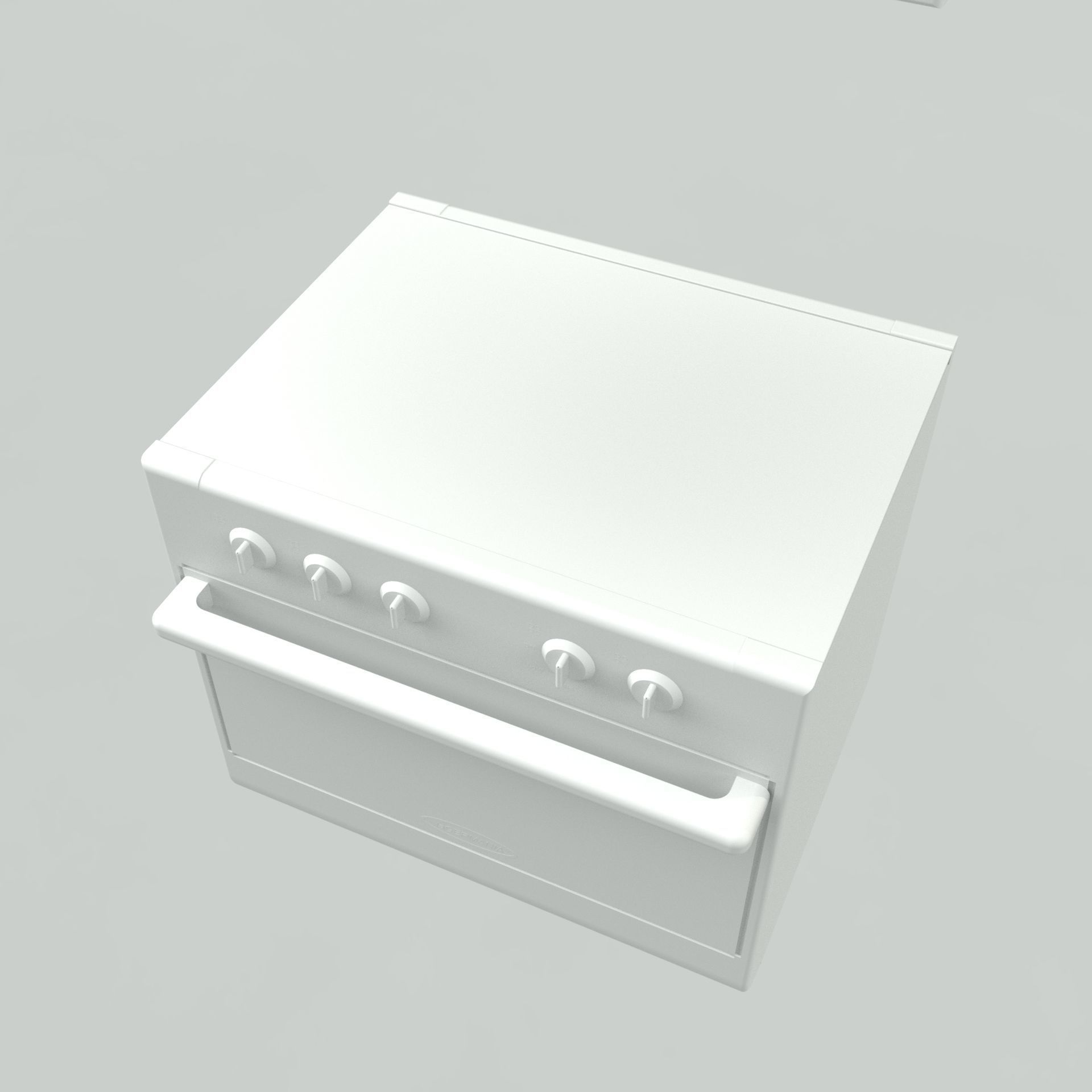 Oven stove A1 3D model_13