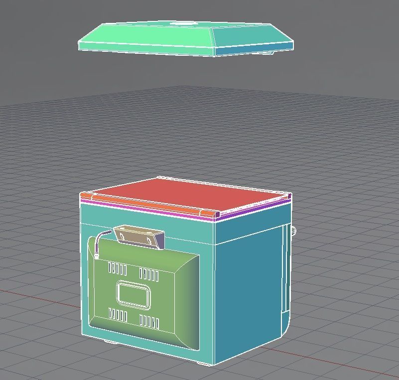 Oven stove A1 3D model_25