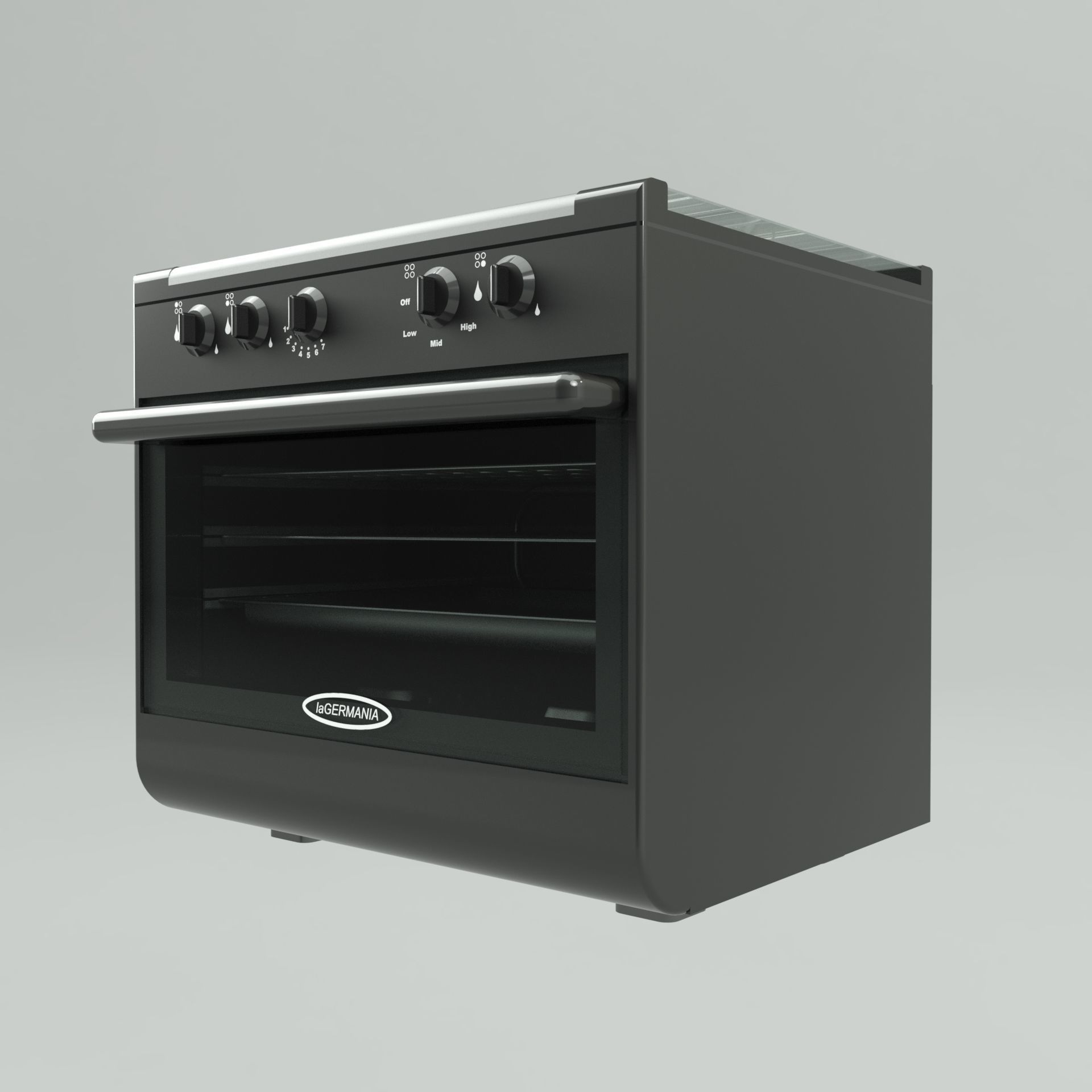 Oven stove A1 3D model_7