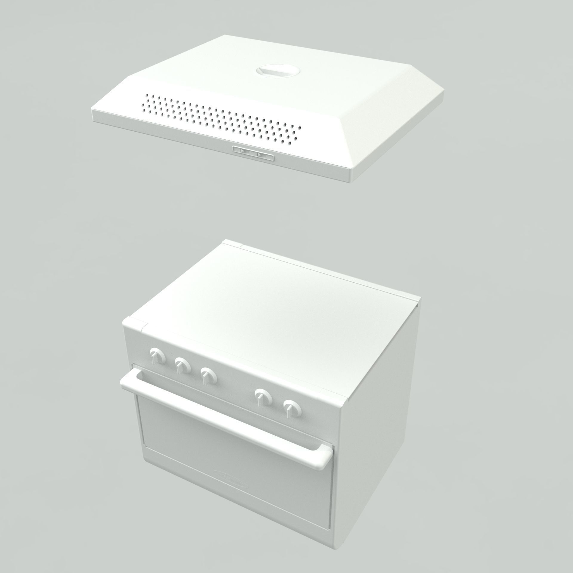 Oven stove A1 3D model_12