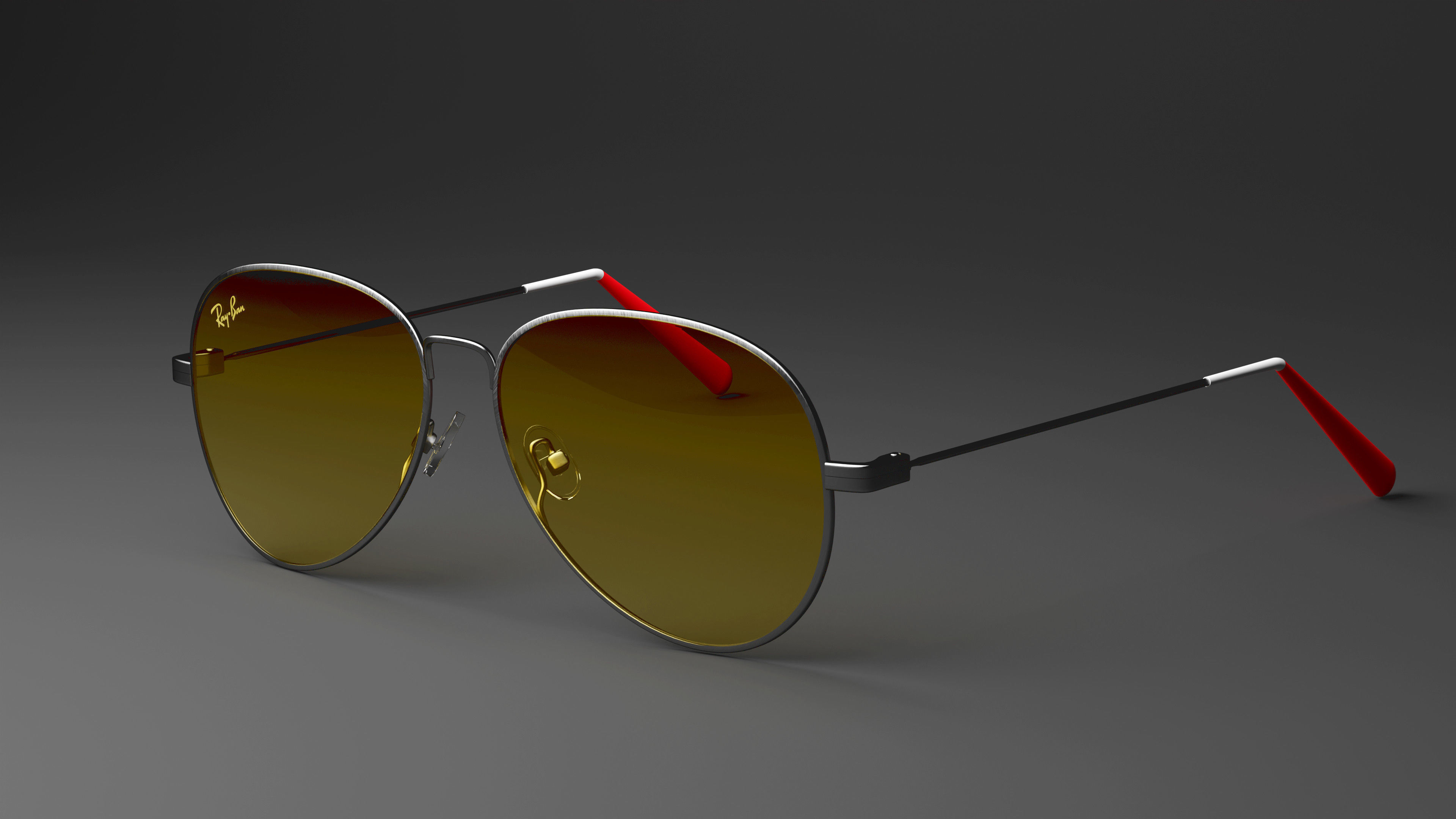 RAY-BAN Sunglasses 3D model_3