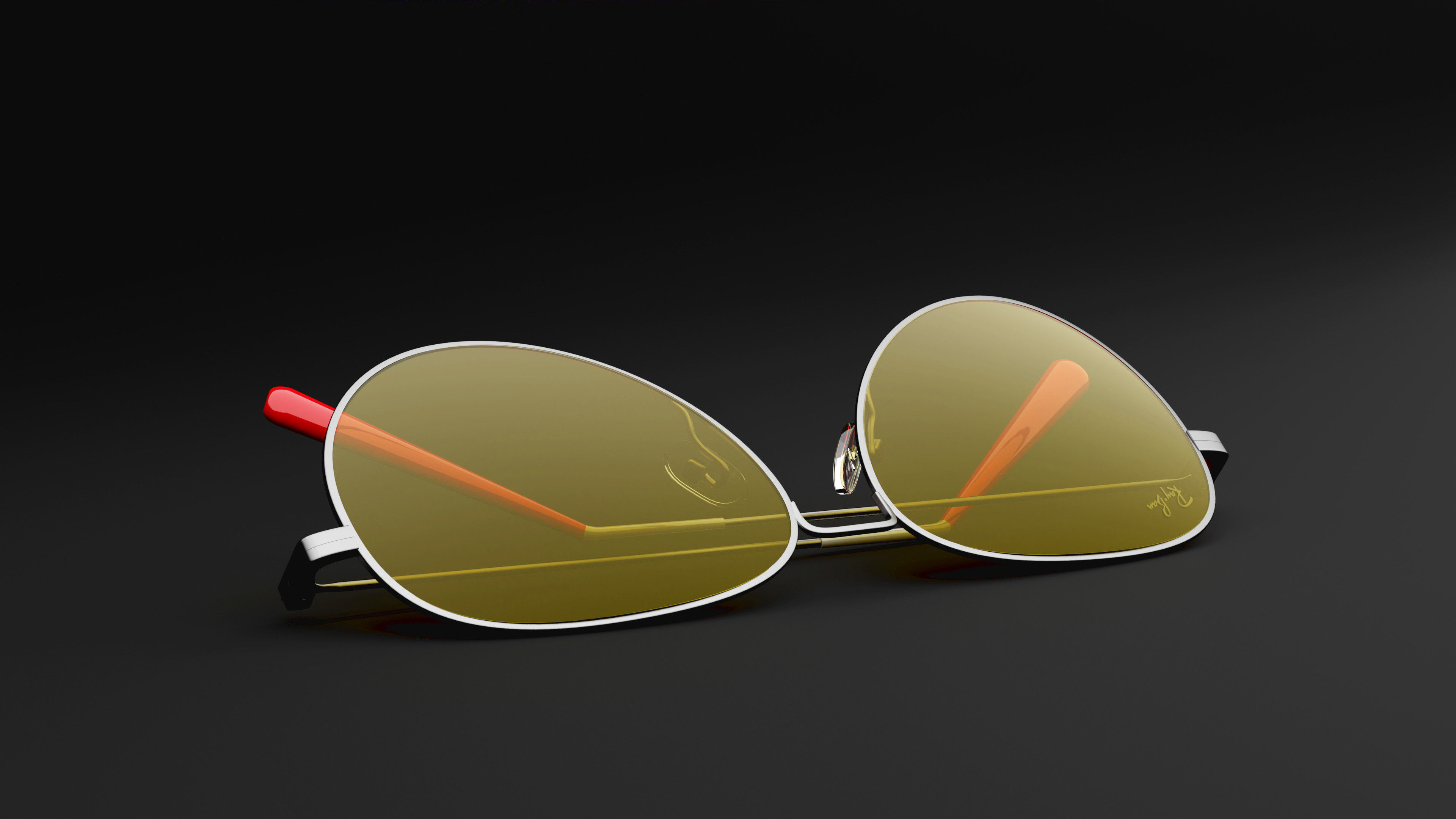 RAY-BAN Sunglasses 3D model_2