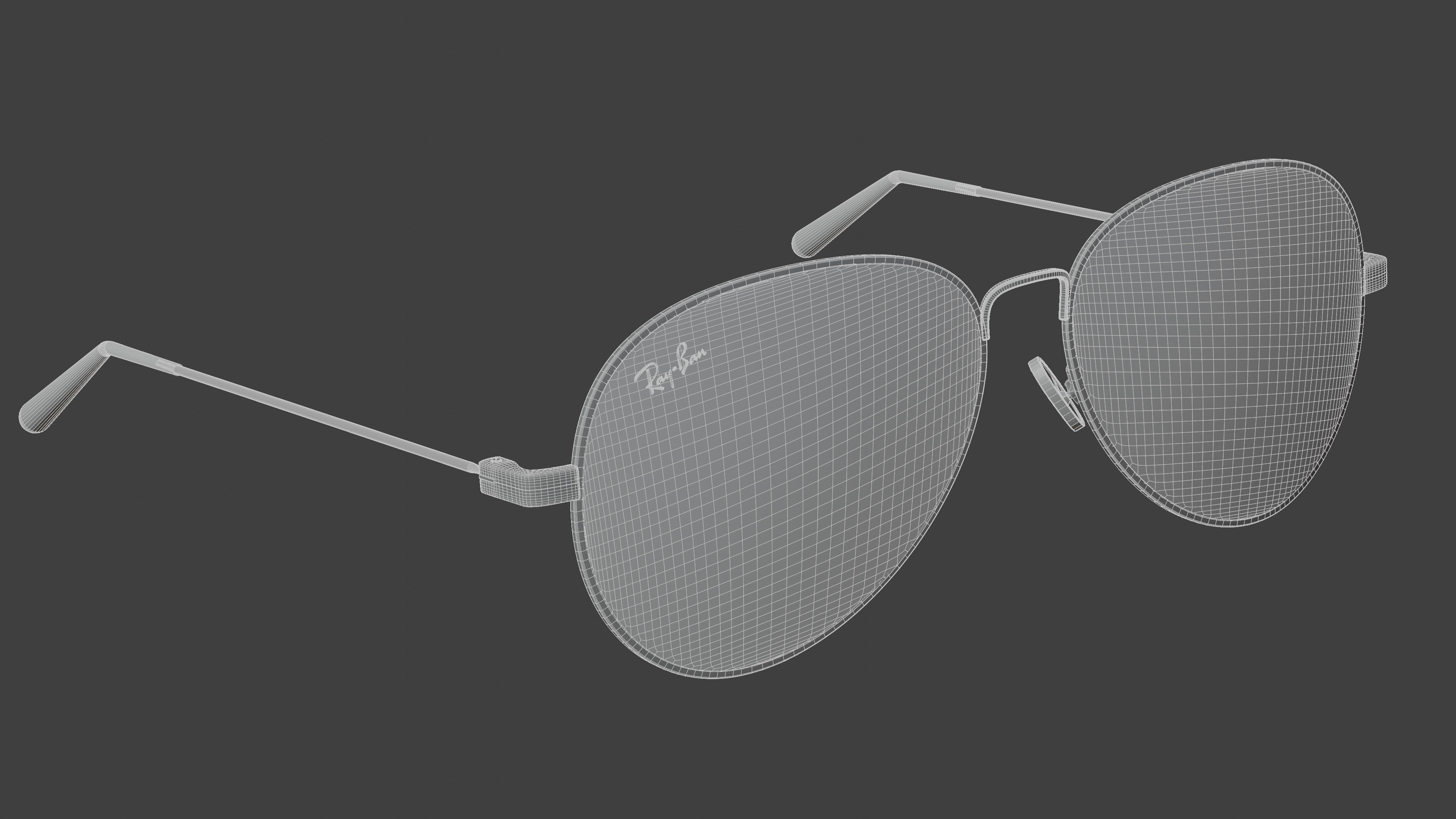 RAY-BAN Sunglasses 3D model_8
