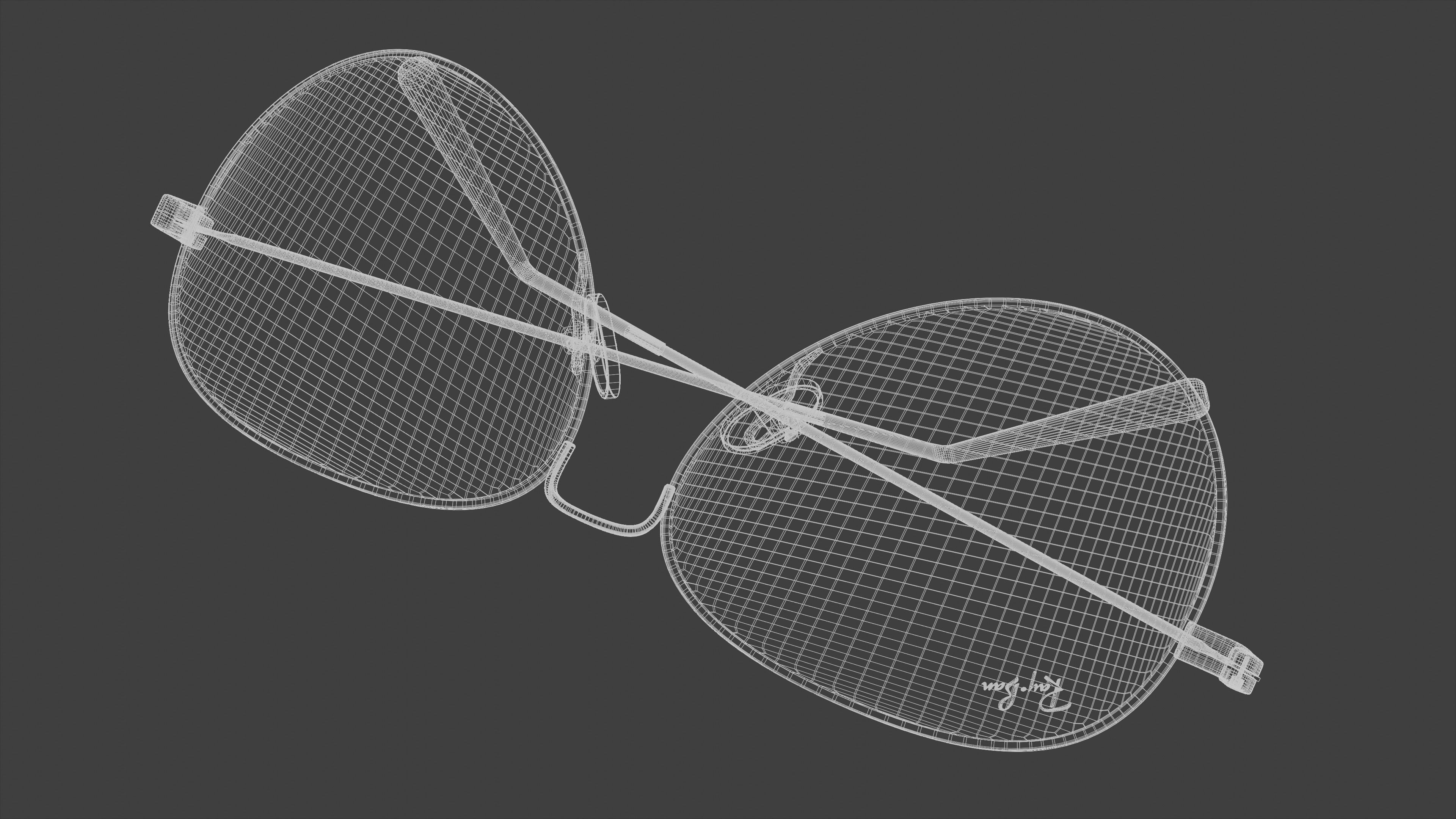 RAY-BAN Sunglasses 3D model_7