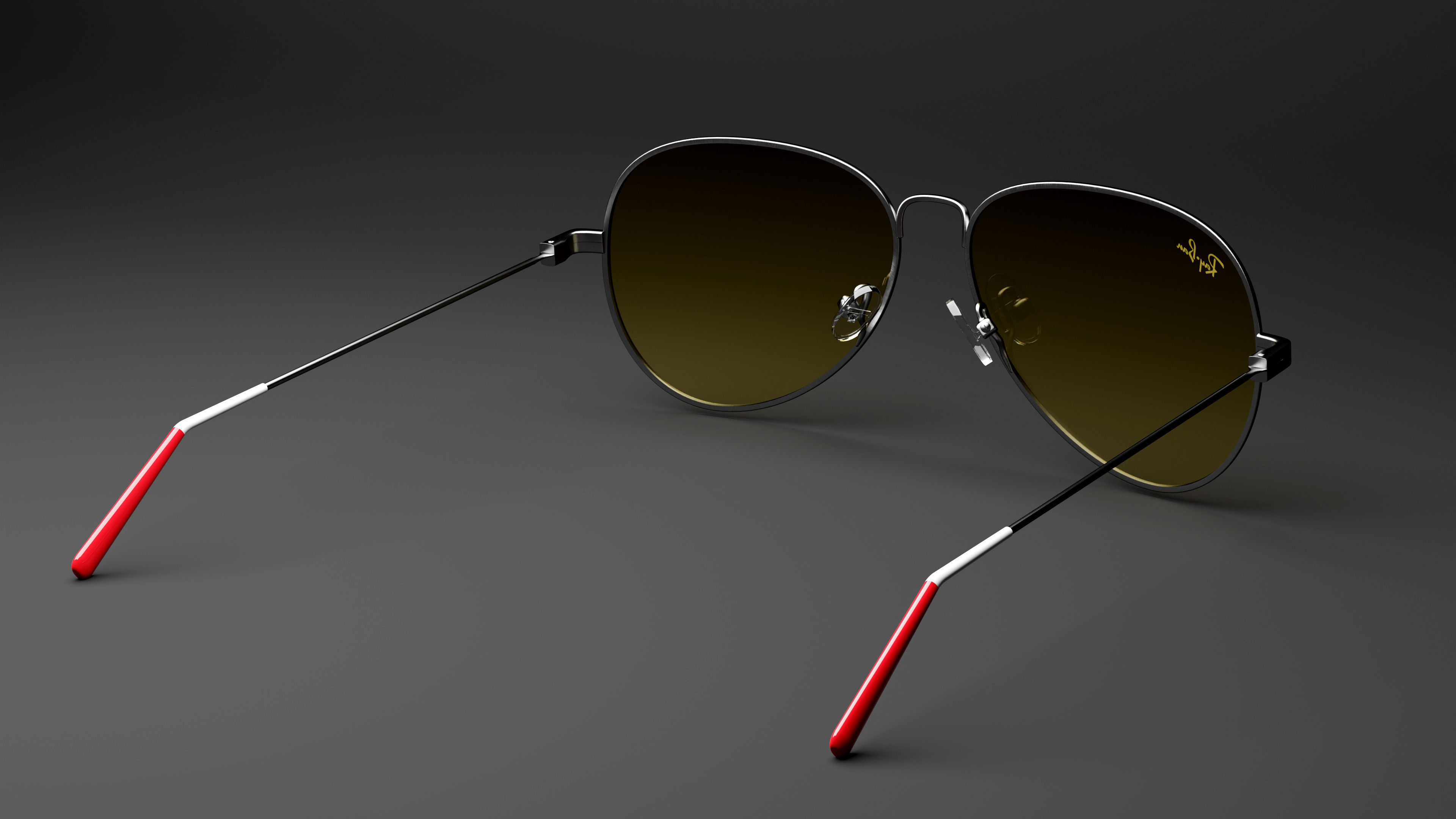 RAY-BAN Sunglasses 3D model_1