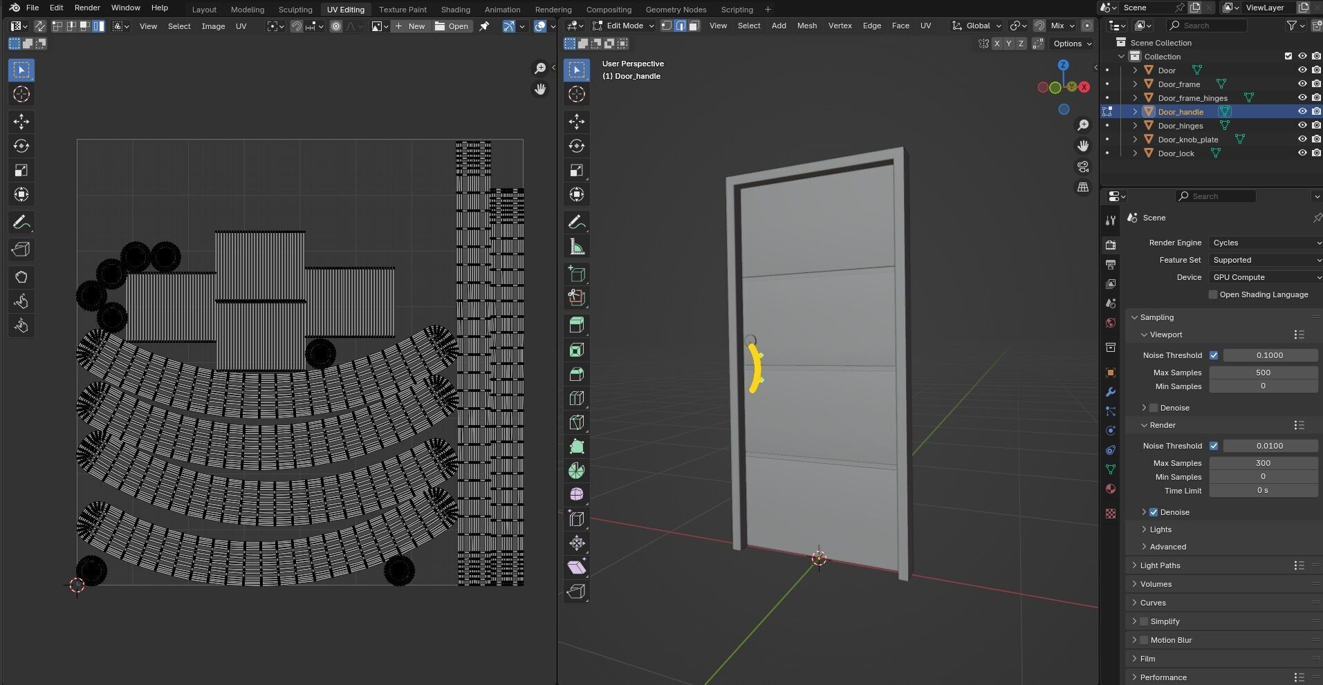 Door CG1 3D model_15