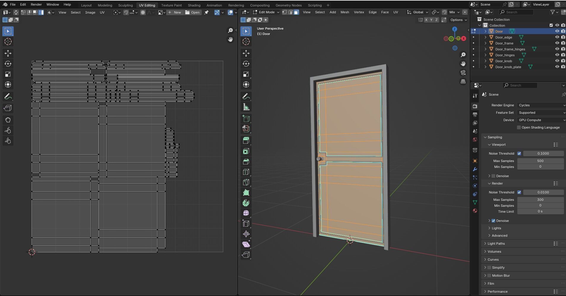 Door CG2 3D model_13