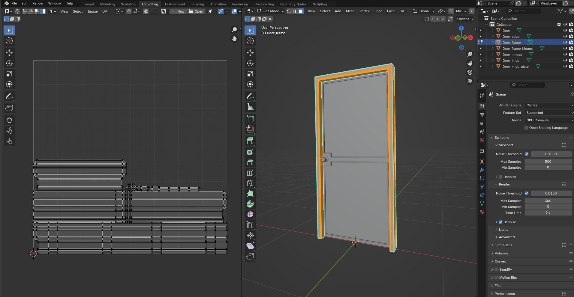 Door CG2 3D model_14