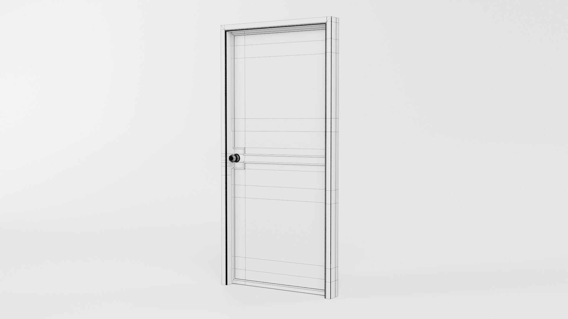 Door CG2 3D model_5