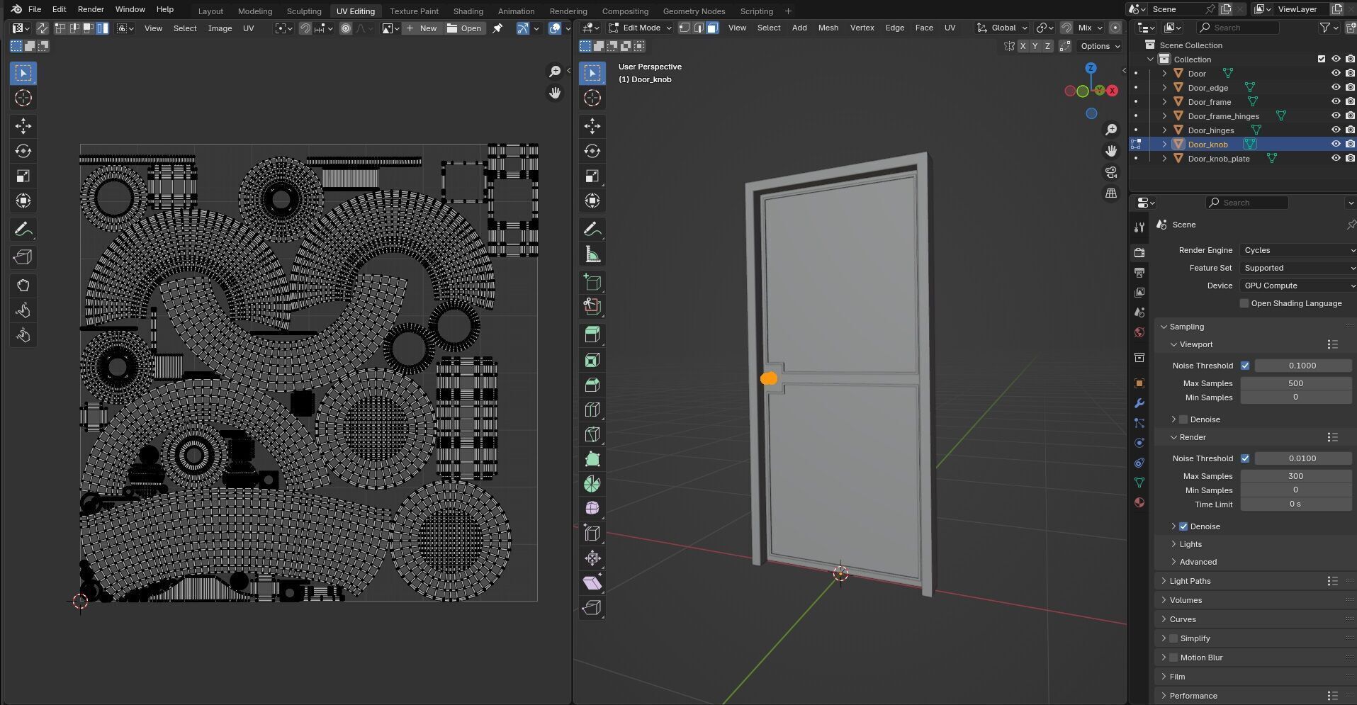 Door CG2 3D model_16