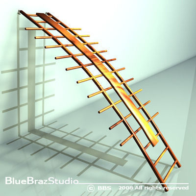 orthopaedic wall bars 3D model