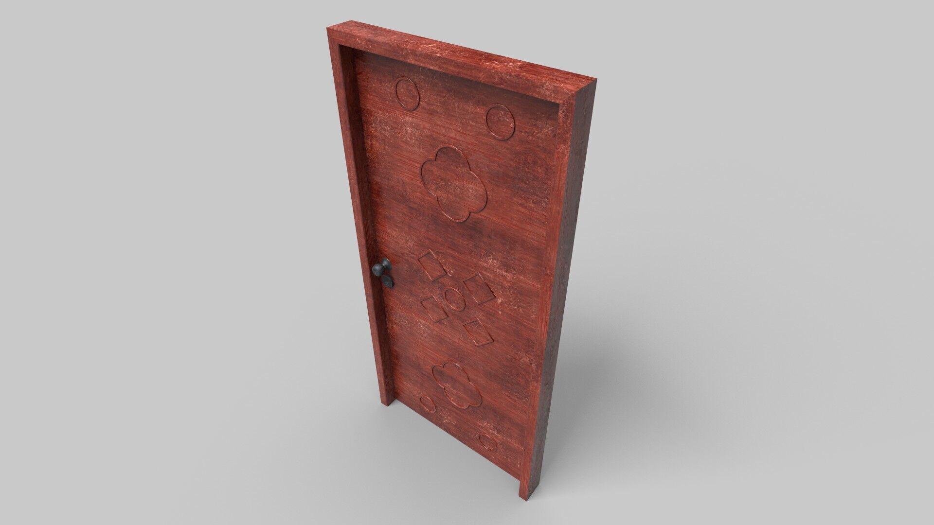 Door CG7 3D model_1