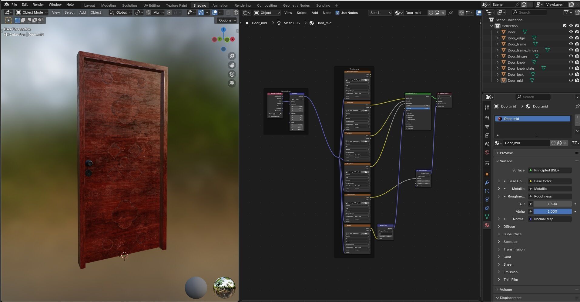 Door CG7 3D model_17