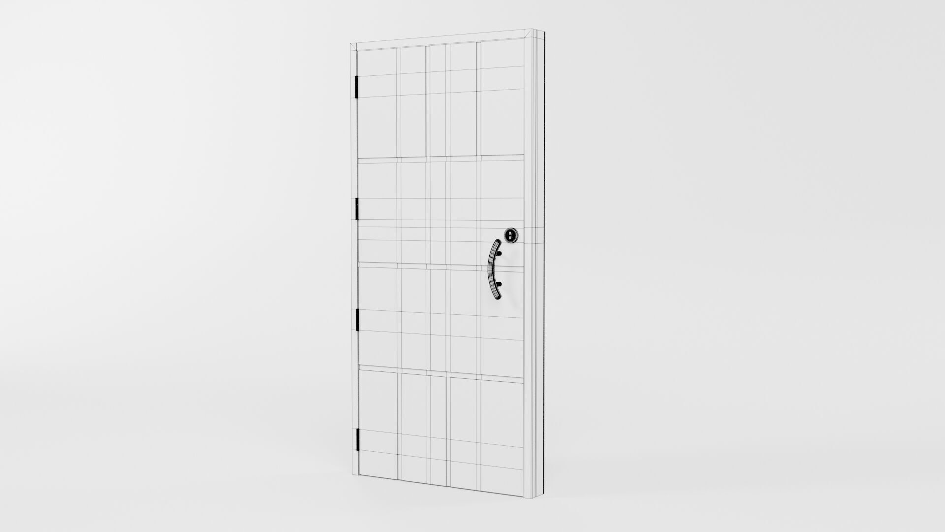 Door CG8 3D model_6