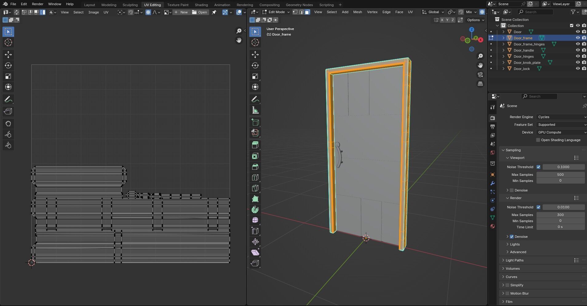 Door CG8 3D model_13