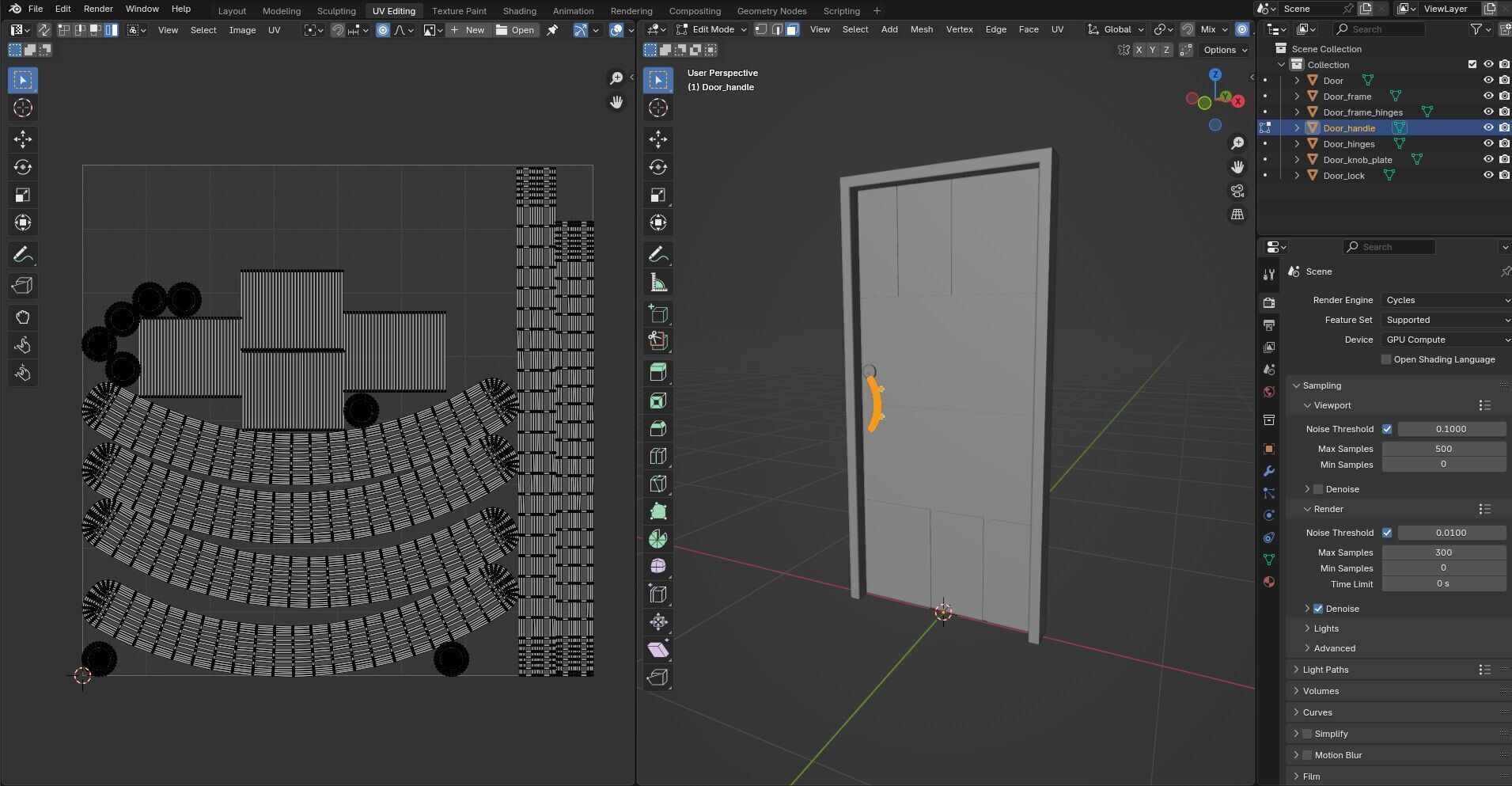 Door CG8 3D model_14