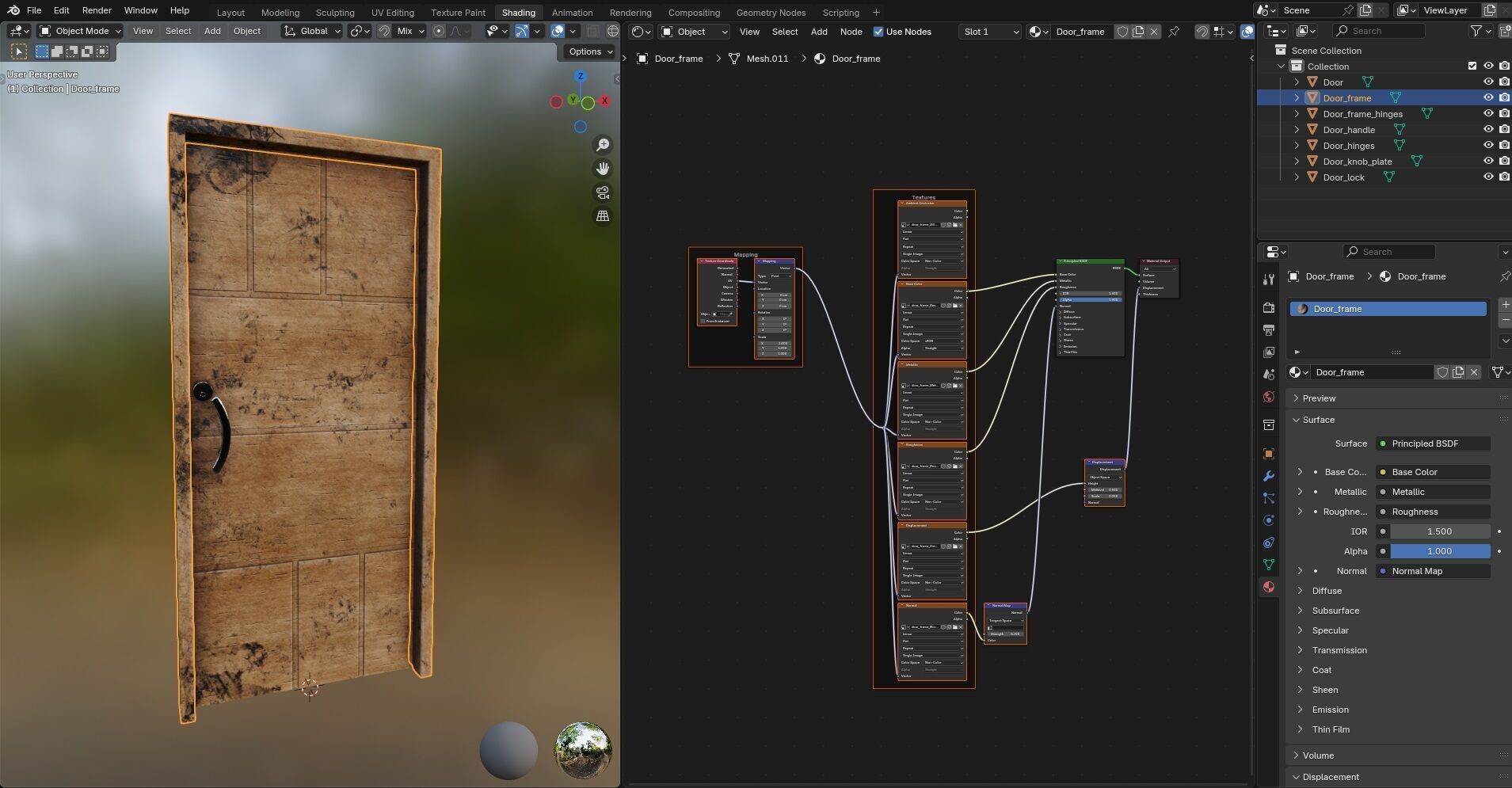 Door CG8 3D model_17