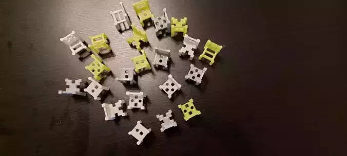 Board game - War with chairs 3D print model