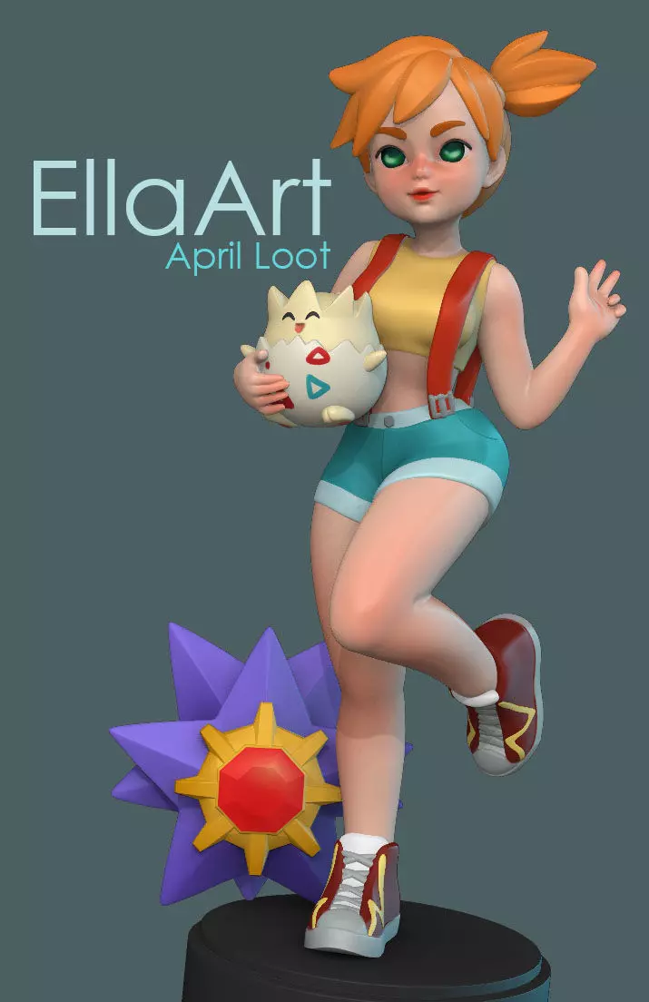 Pokemon Misty 3D print model_0