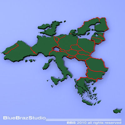 European Union 3D model_4