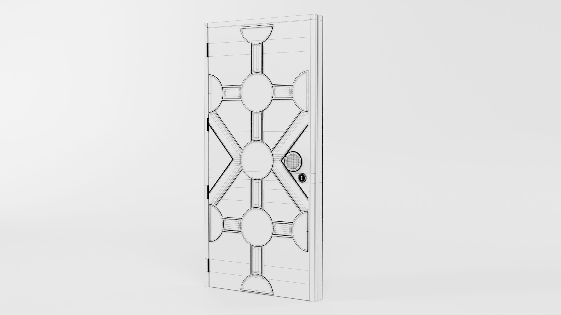 Door CG13 3D model_6