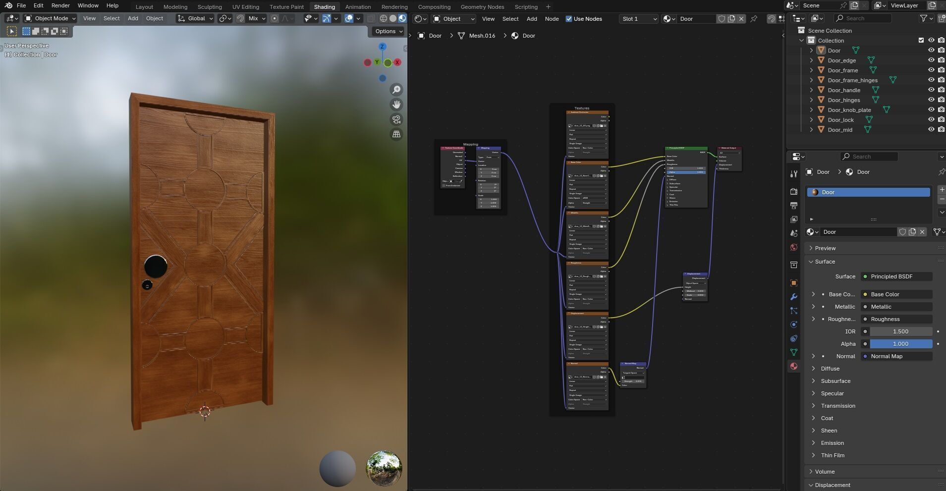 Door CG13 3D model_17