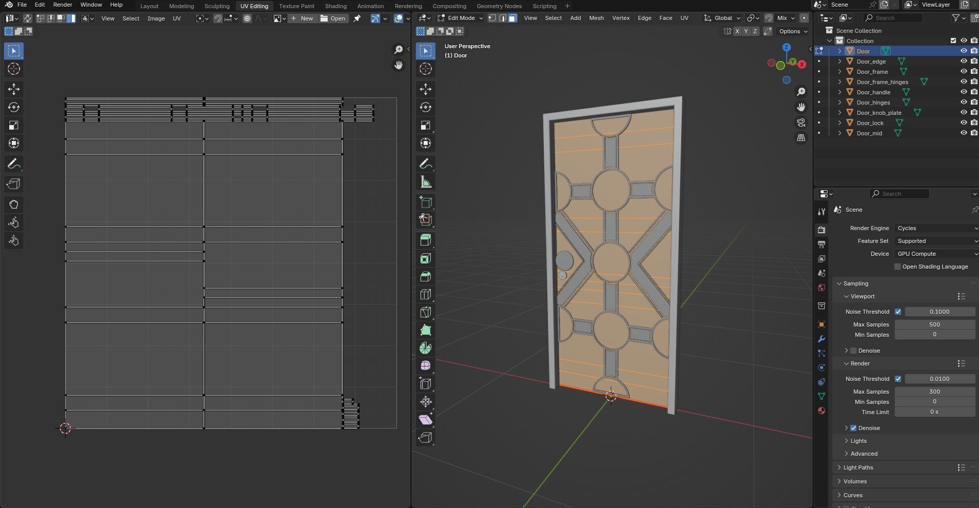 Door CG13 3D model_13