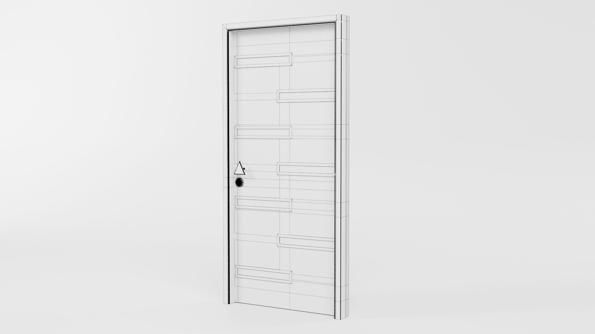 Door CG16 3D model_5