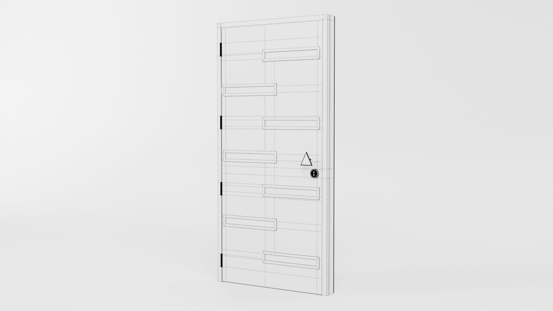 Door CG16 3D model_6