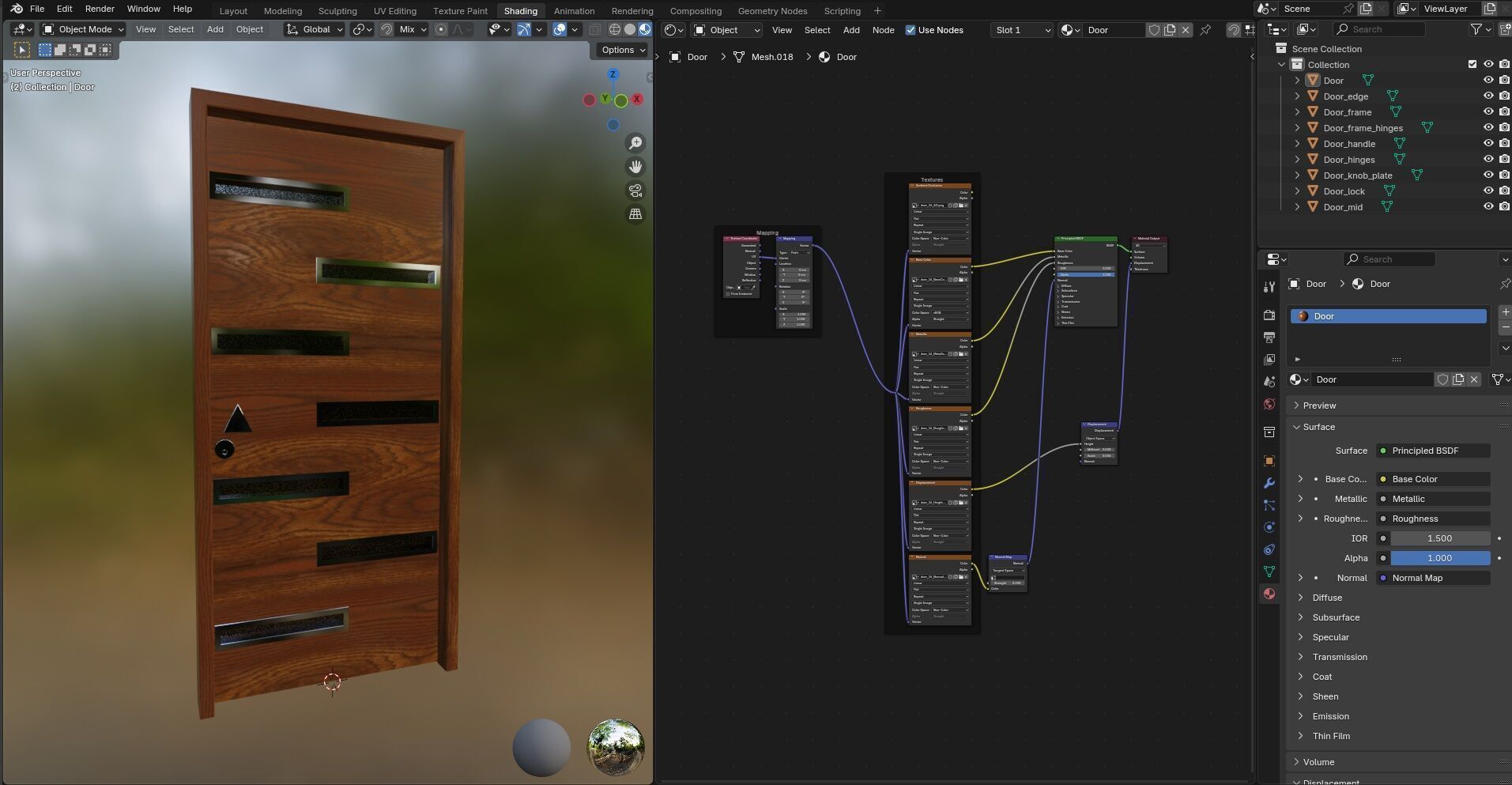 Door CG16 3D model_17