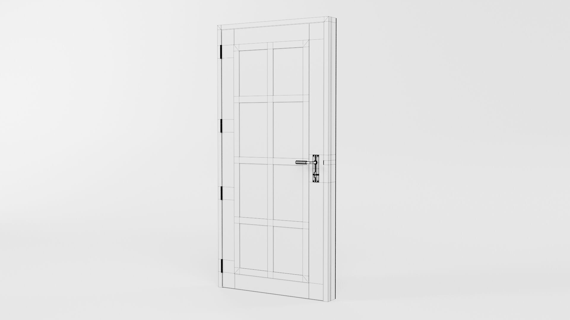 Door CG17 3D model_6