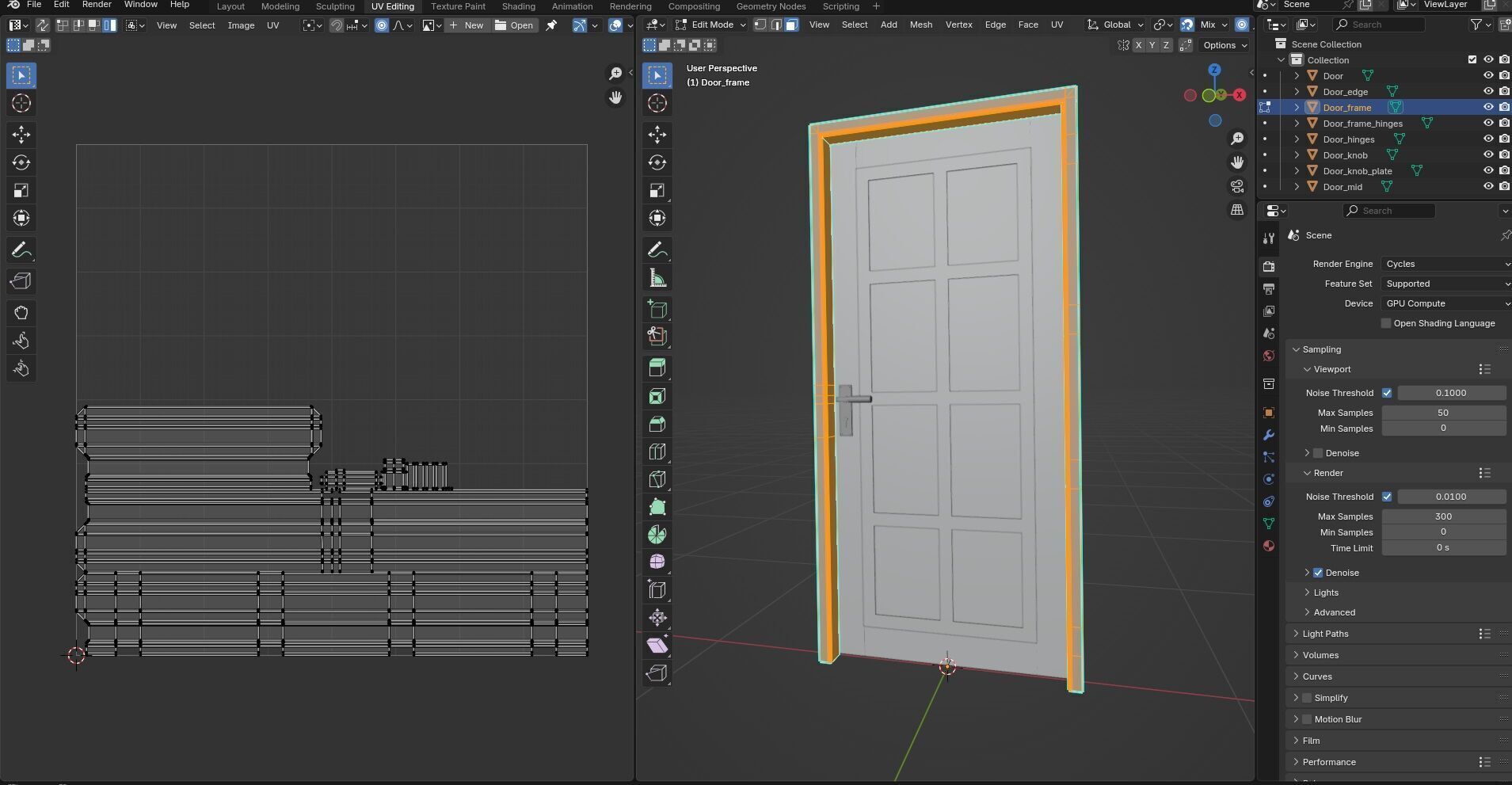 Door CG17 3D model_15