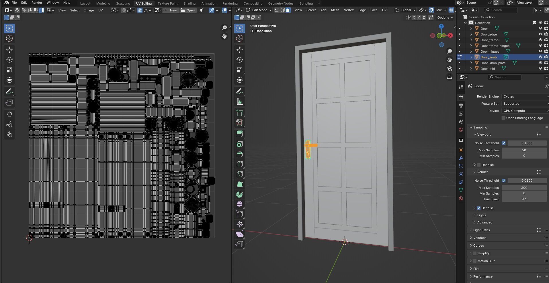 Door CG17 3D model_17