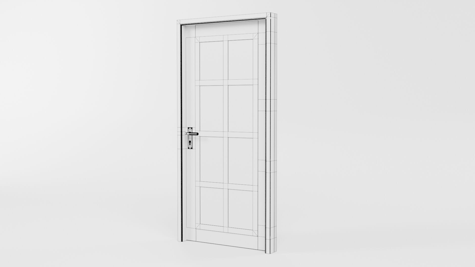 Door CG17 3D model_5