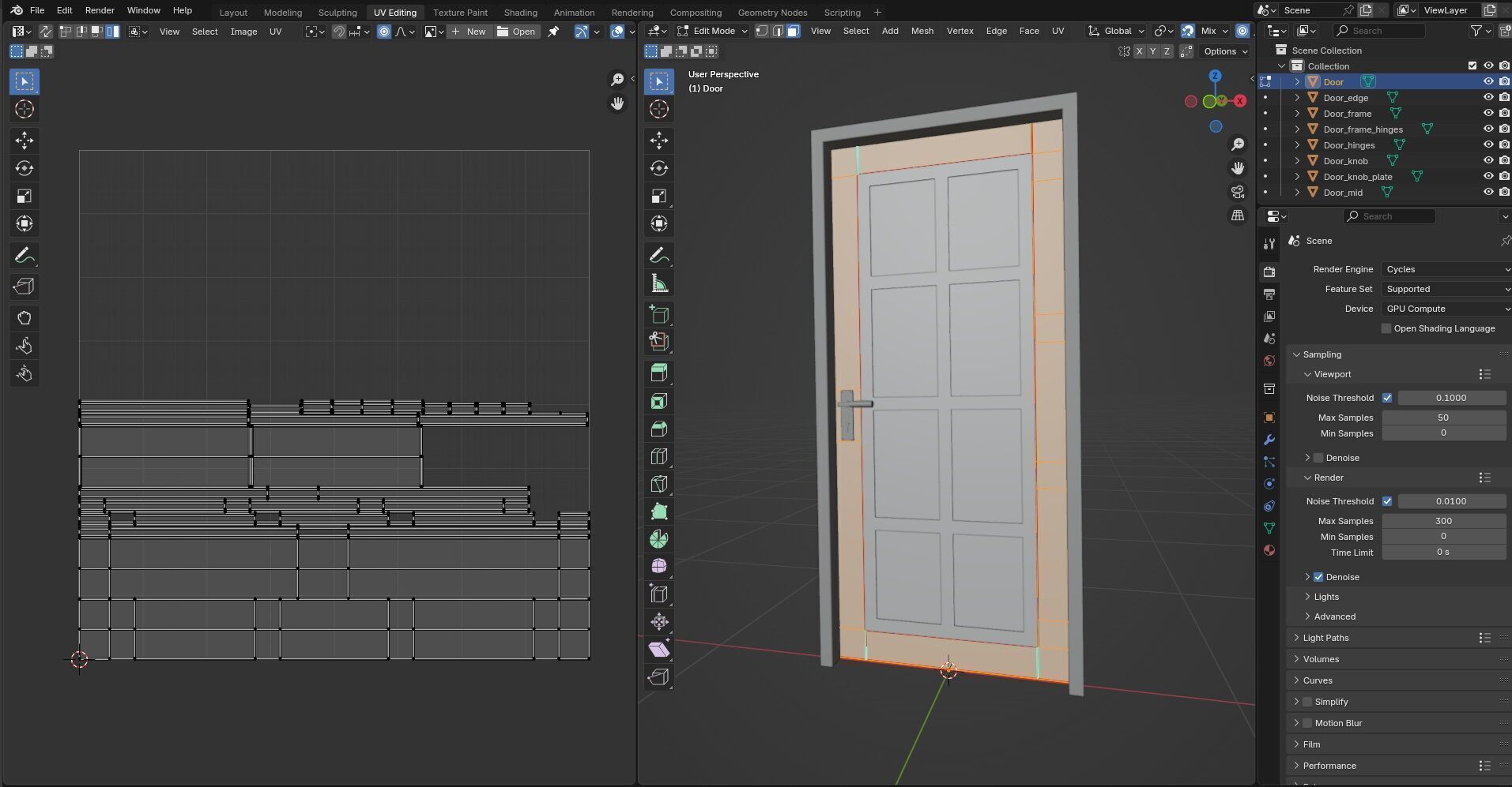 Door CG17 3D model_13