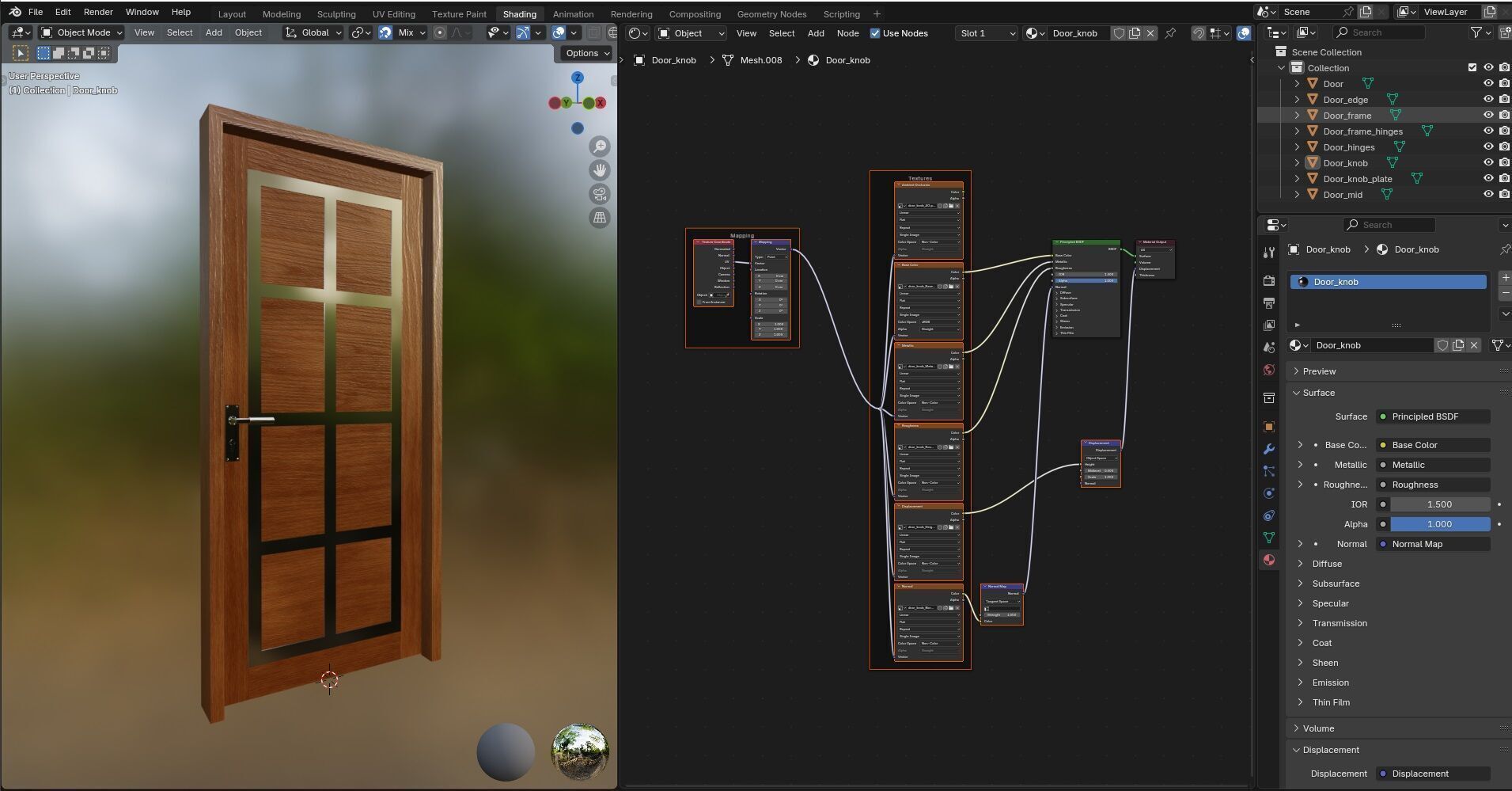 Door CG17 3D model_18
