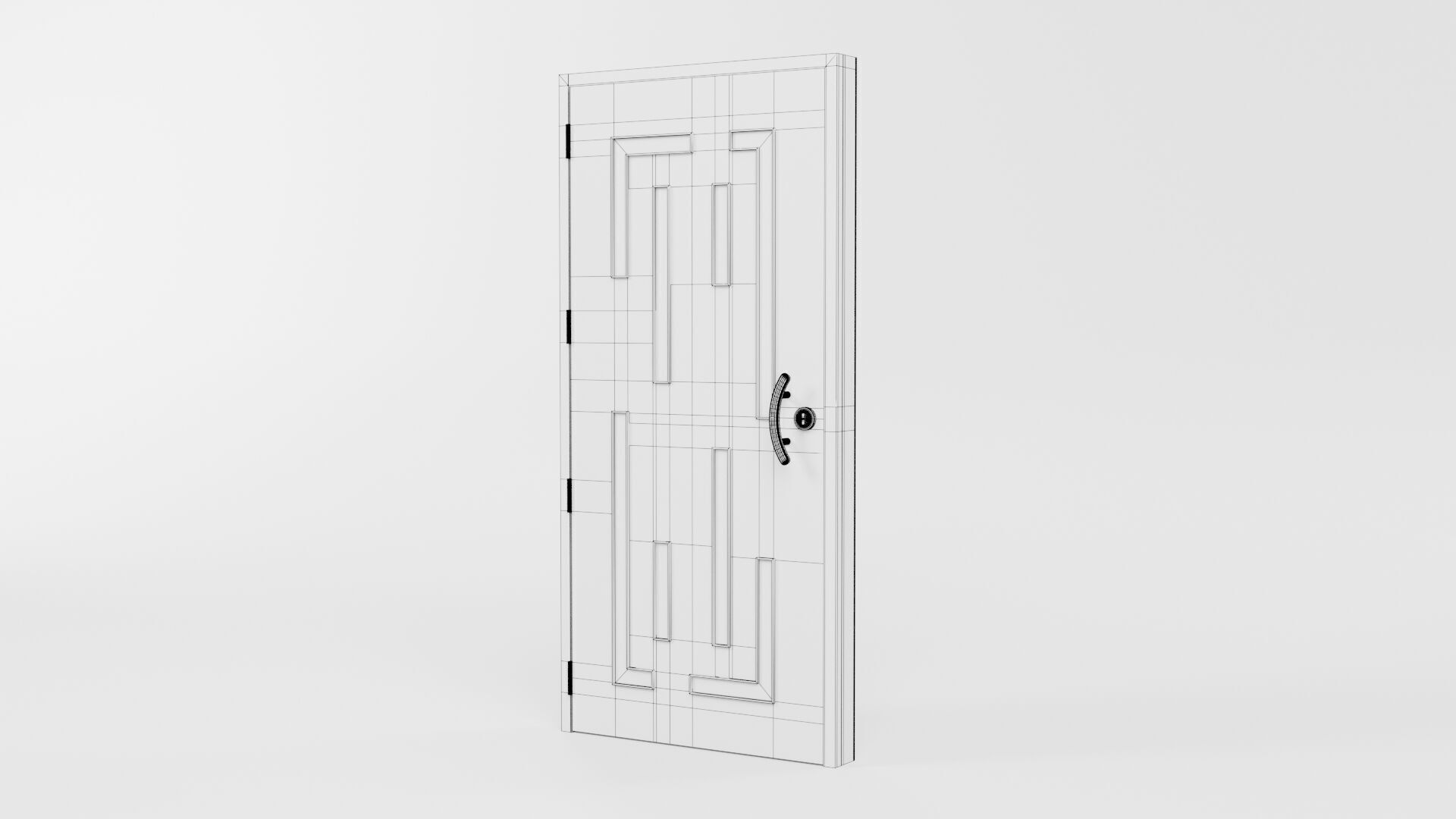 Door CG20 3D model_6