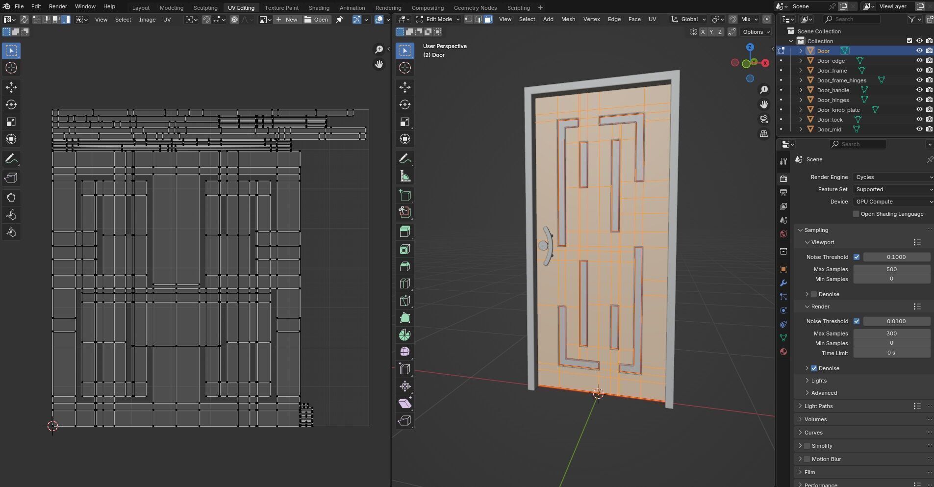 Door CG20 3D model_13