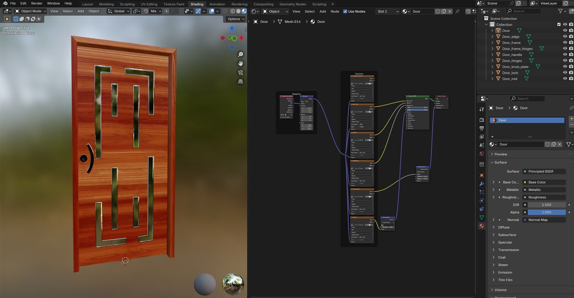 Door CG20 3D model_17